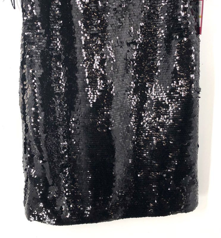 NWT Vince Camuto Women's Rich Black Mini Dress - Size 14