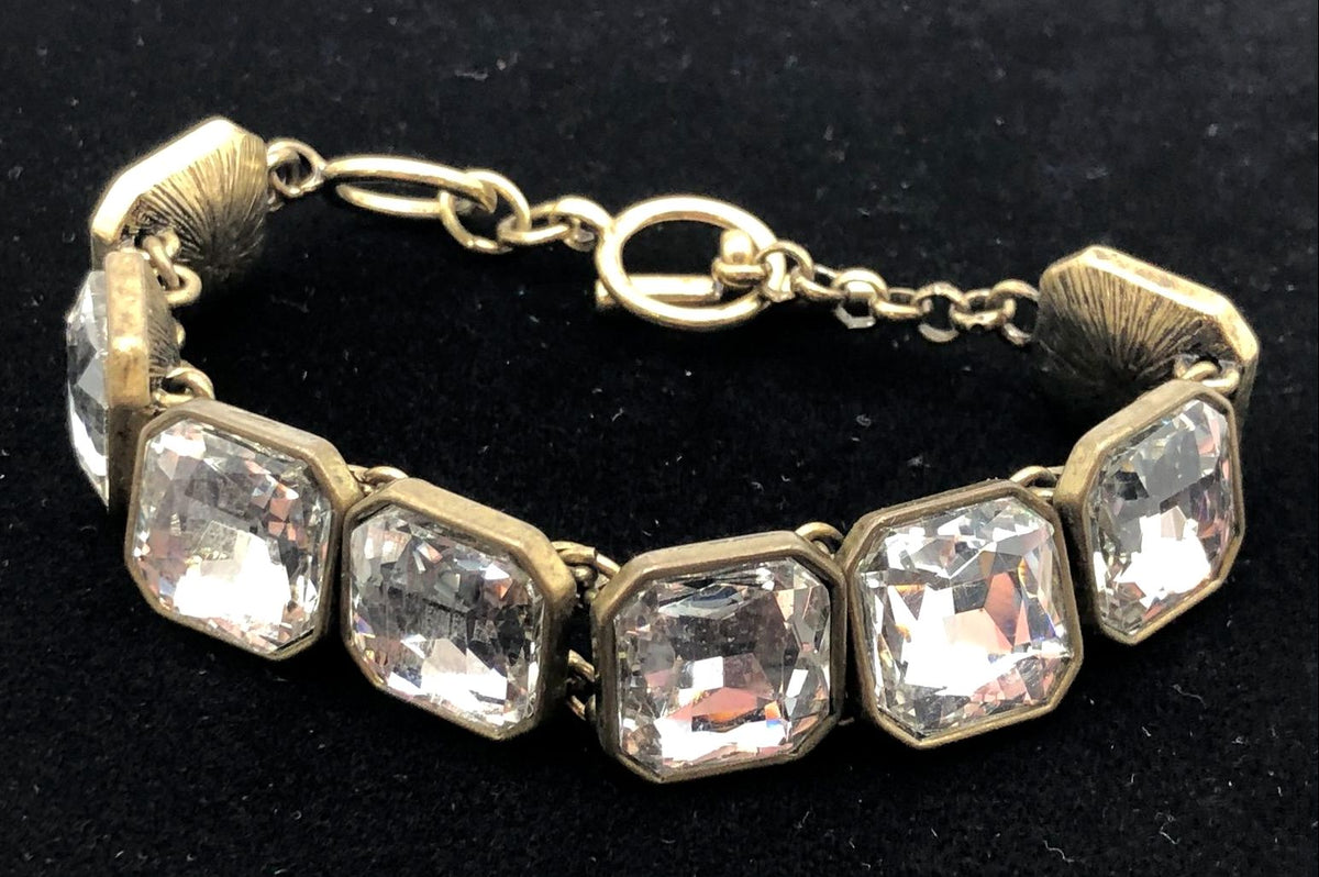 Chloe & Isabel Costume Jewelry Lot of 5 Signed Bracelets Ring Drop Earrings