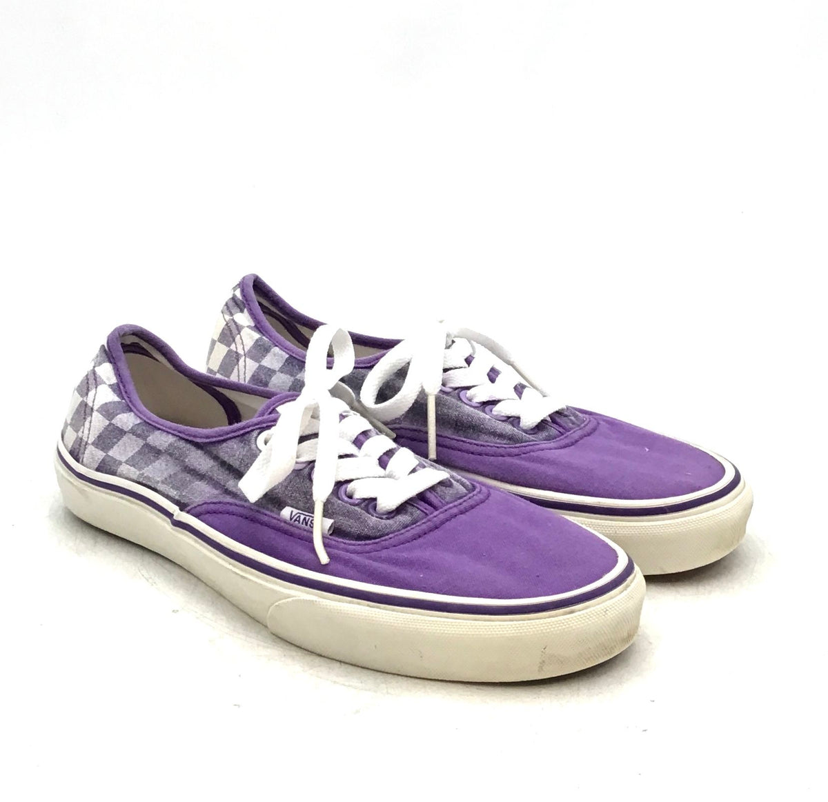 Vans Men&#39;s Off The Wall Purple Skateboarding Athletic Shoes - Size 7.5