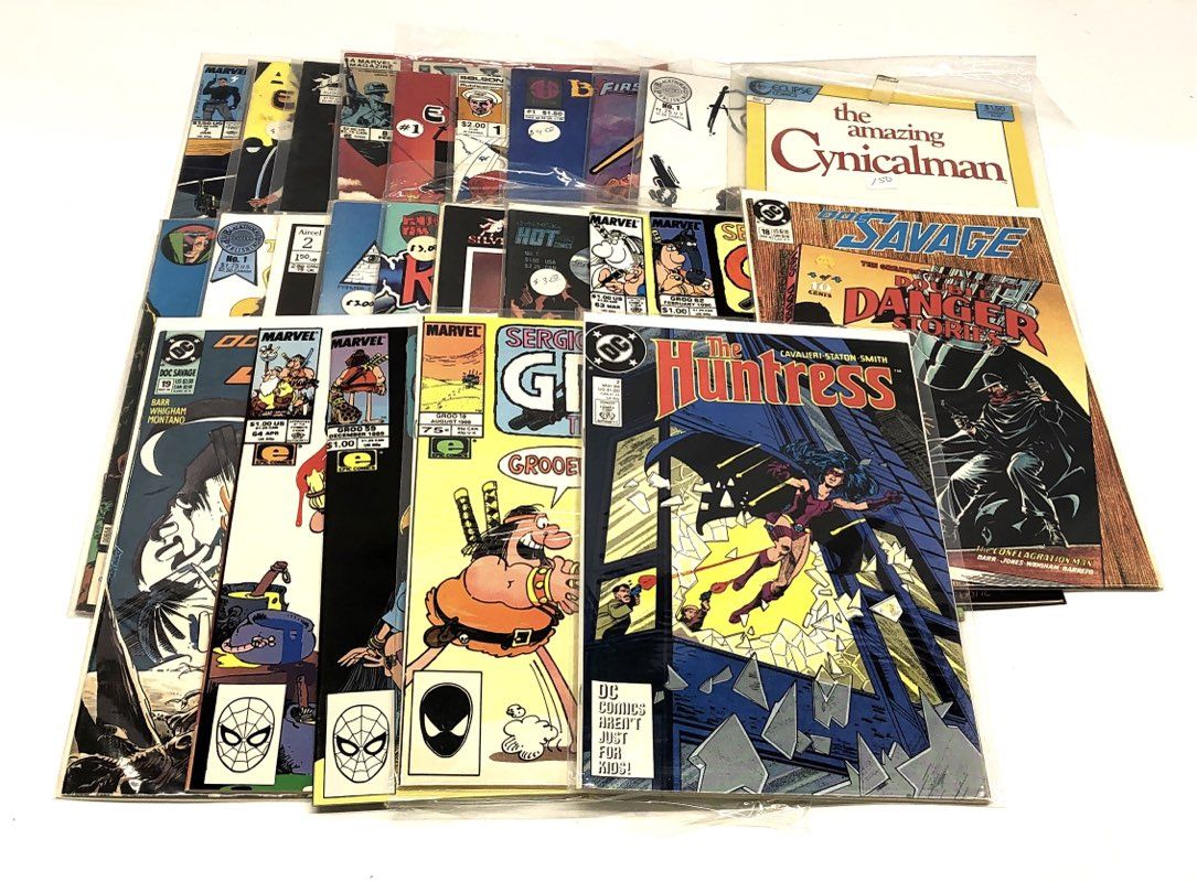 Comic Book Lot Marvel DC Indie 1980s Bronze & Copper Age Approx 25 Comics