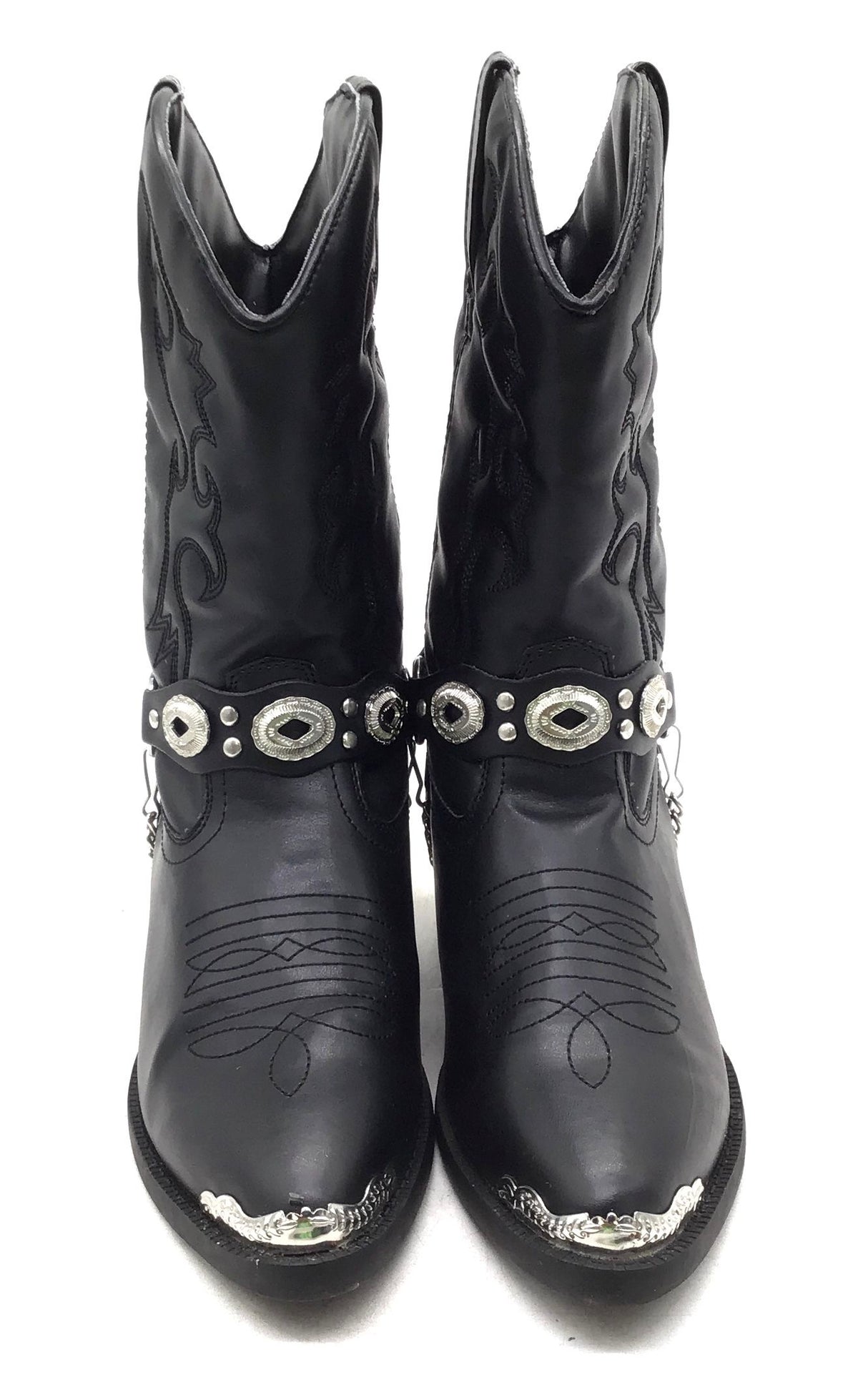 Dan Post Children's Black Cowboy Boots - Size 4