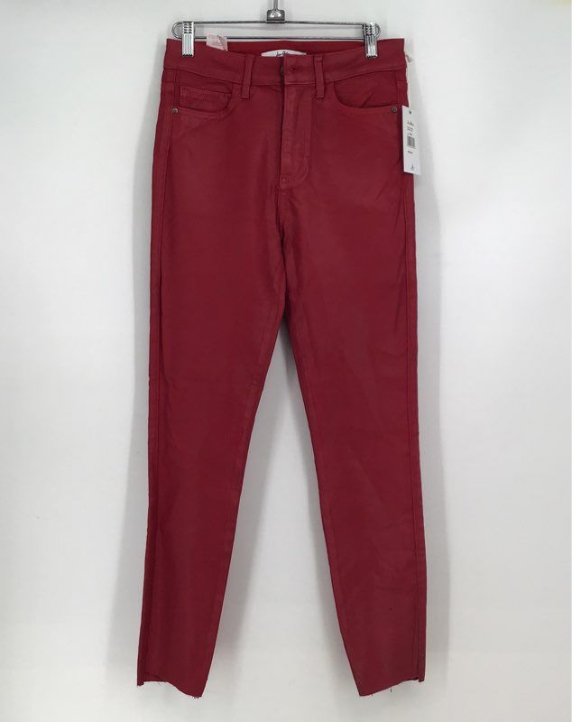 NWT Sam Edelman Women&#39;s Red Stiletto High Rise Ankle Skinny Jeans - Size 2/26