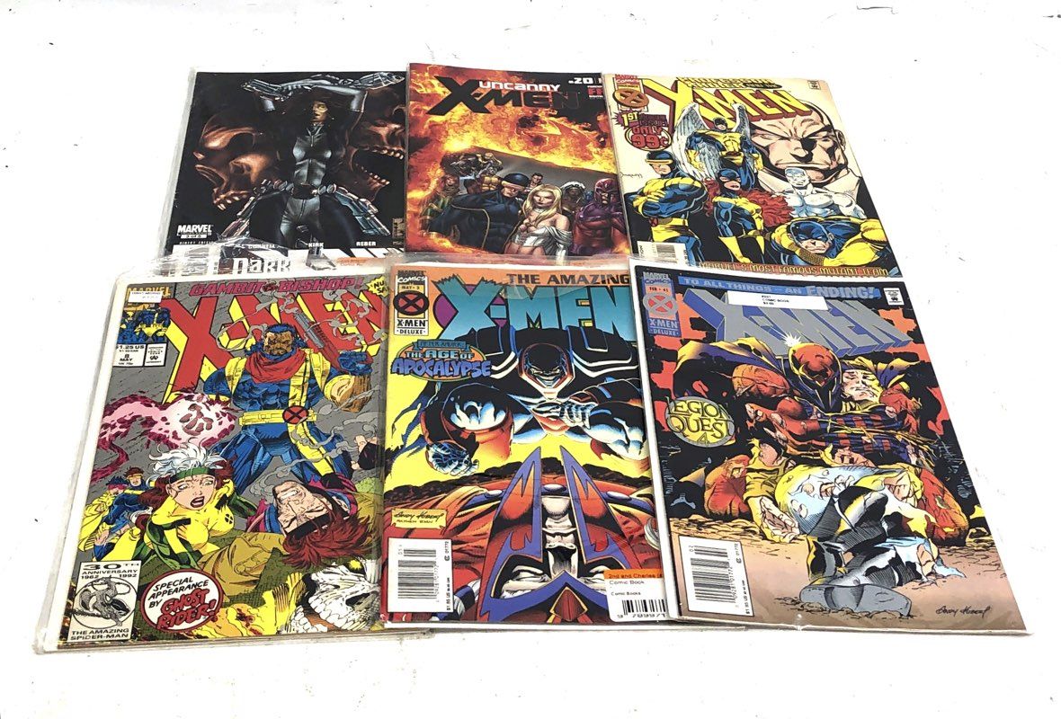 Marvel DC Comic Book Lot 25 Comics Hulk Spider-Man X-Men Modern Bronze Copper