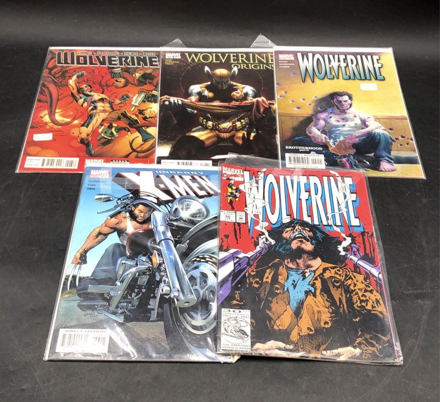 Marvel Comic Lot 1980s-2010s Wolverine X-Men Superhero Approximately 25