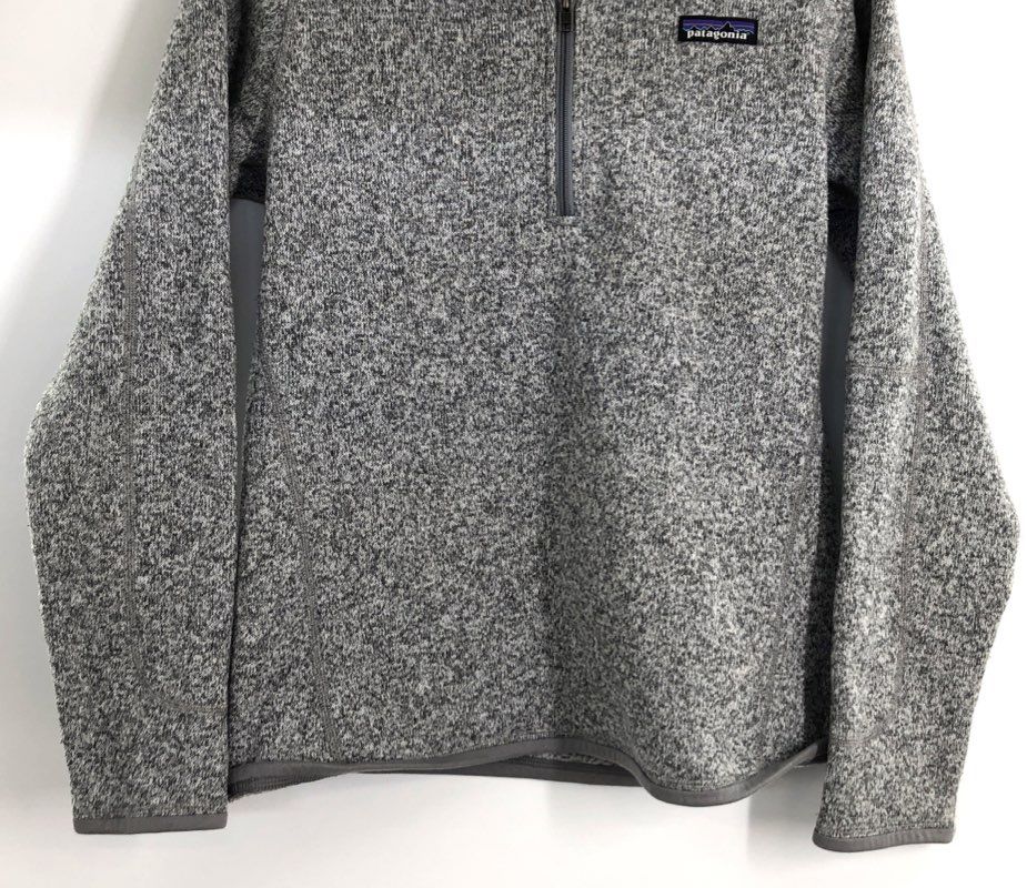 Patagonia Women's Better Sweater 1/4-Zip Pullover Gray Heather Size M