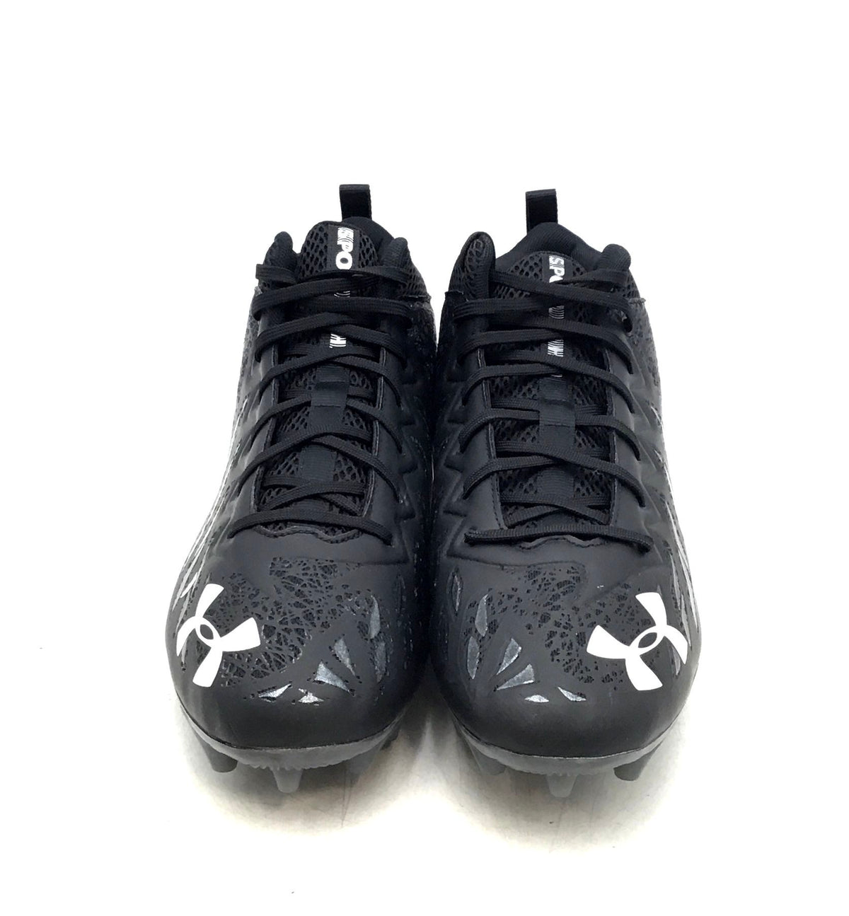 Under Armour Women&#39;s Spotlight Select Mid MC Black Football Cleats - Size 13