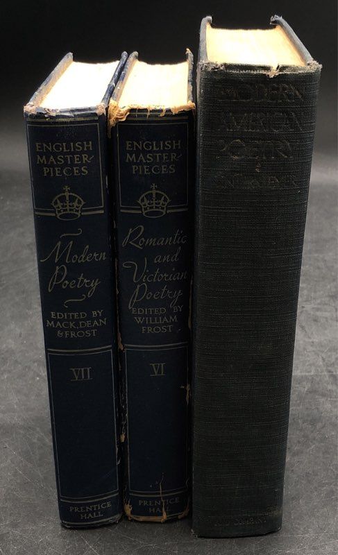 Vintage Poetry Books Lot 3 English Masterpieces Untermeyer Modern American
