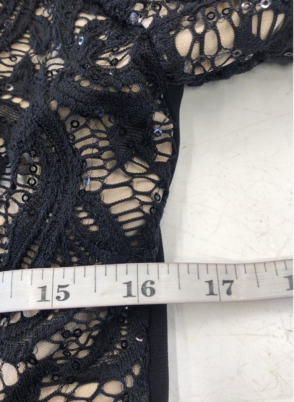 NWT R&M Richards Women's Black Taupe Sheath Dress - Size 12