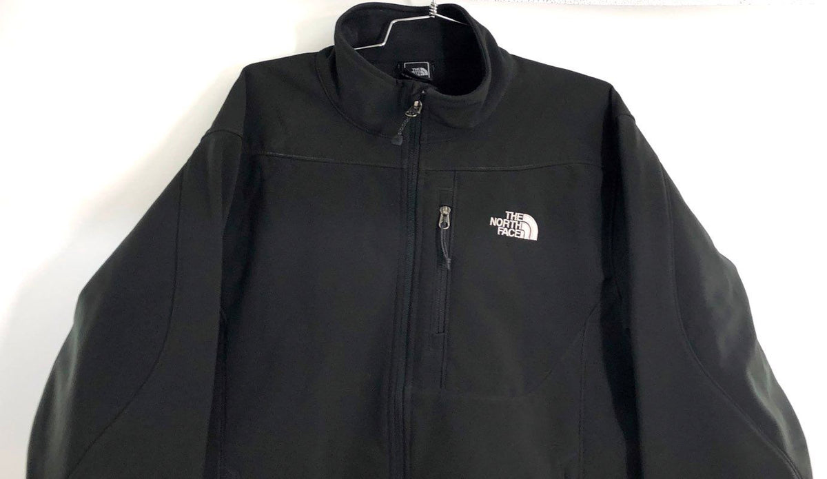 The North Face Men's Black Apex Bionic Softshell Windproof Jacket Size L