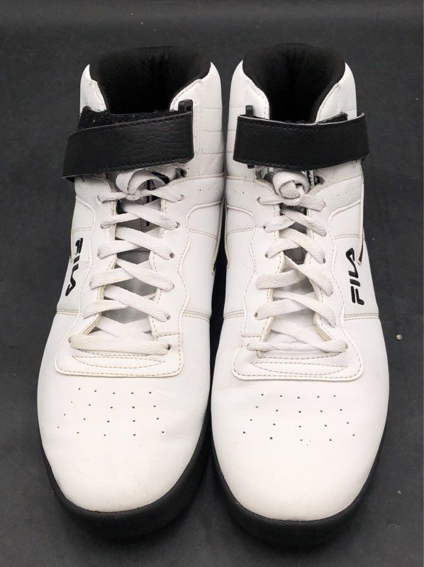 Fila Vulc 13 Mid White Black Men's Lifestyle Sneakers Size 10.5