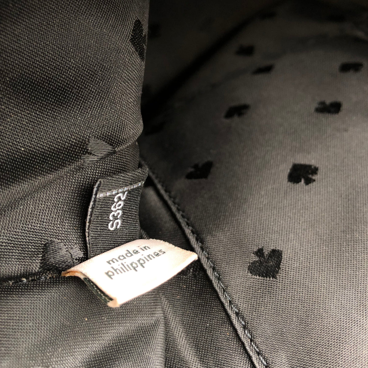 Kate Spade Black Leather 'Leila' Satchel Bag (+COA)