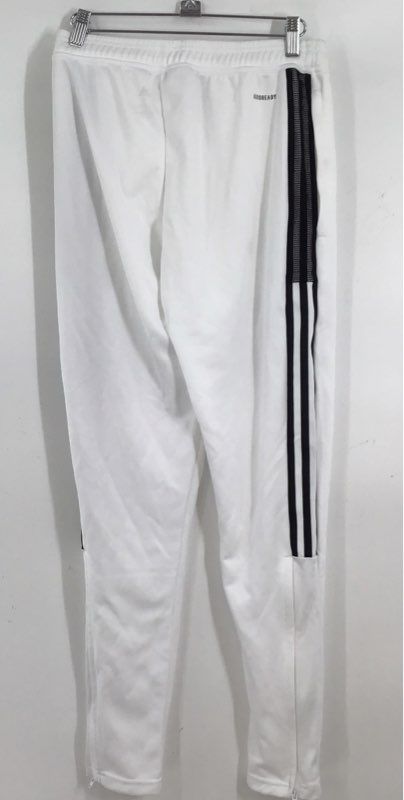 Adidas Men&#39;s White Activewear Track Pants - Size S