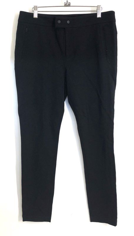Ann Taylor LOFT Women's Black Skinny Fit Zipper Pocket Pants Sz 10 NWT
