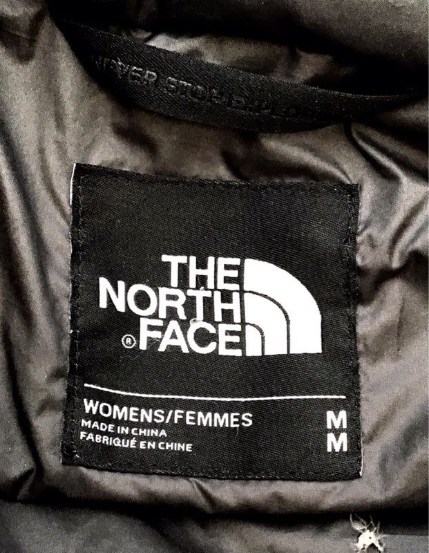 The North Face Women&#39;s Gray Hooded Bomber Jacket - Size M