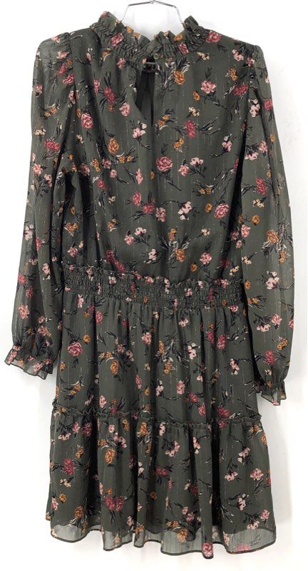 NWT Drew Women's Green Floral Mini Dress - Size M