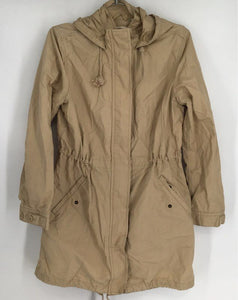 Levi's Women's Beige Hooded Trench Coat - Size Medium