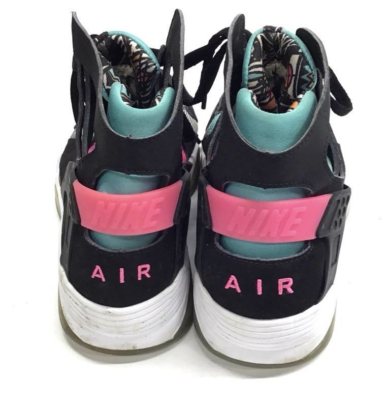 Nike Air Command Force Lions Black Hyper Jade Pink High Top Size 11