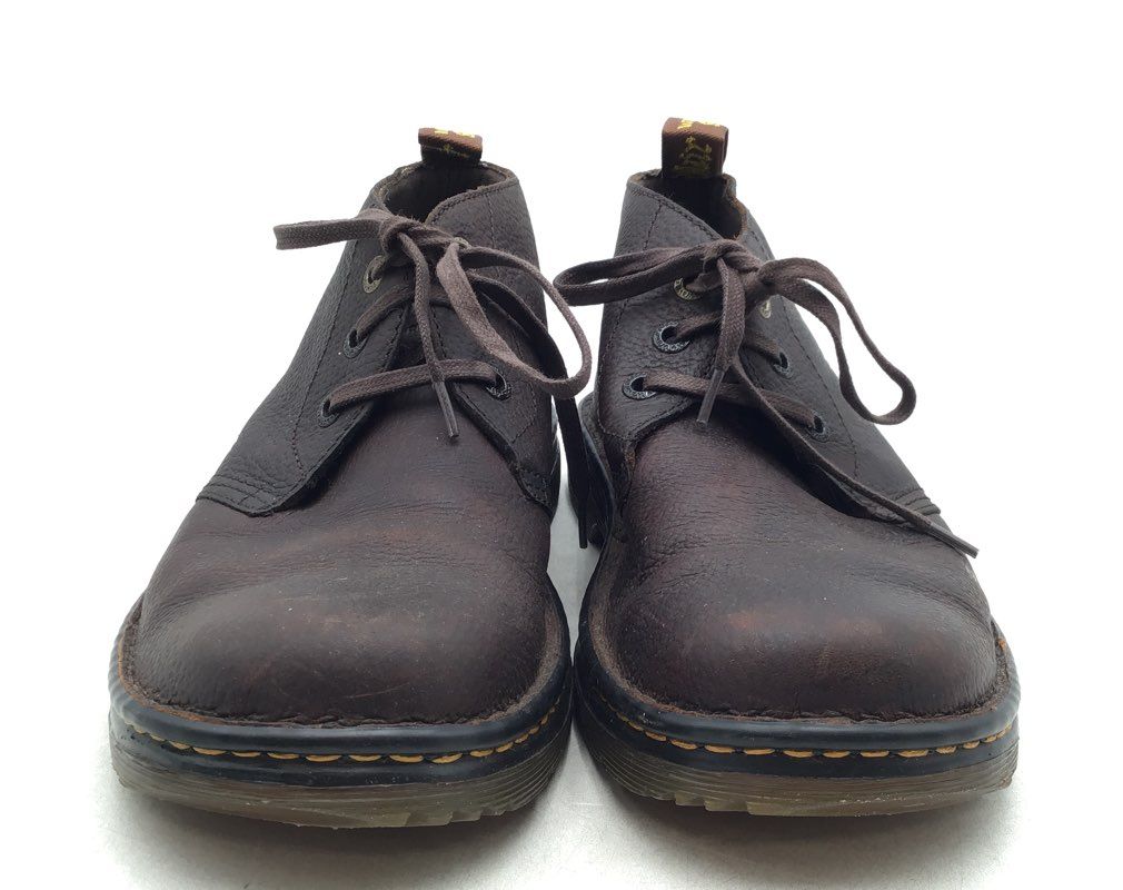 Dr. Martens Men&#39;s Sussex Brown Round Toe Lace-Up Ankle Chukka Boots - Size 10