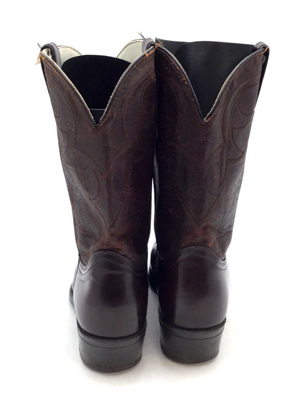 Vintage 90s Durango DB655 Brown Leather Western Cowboy Boots Size 12EE
