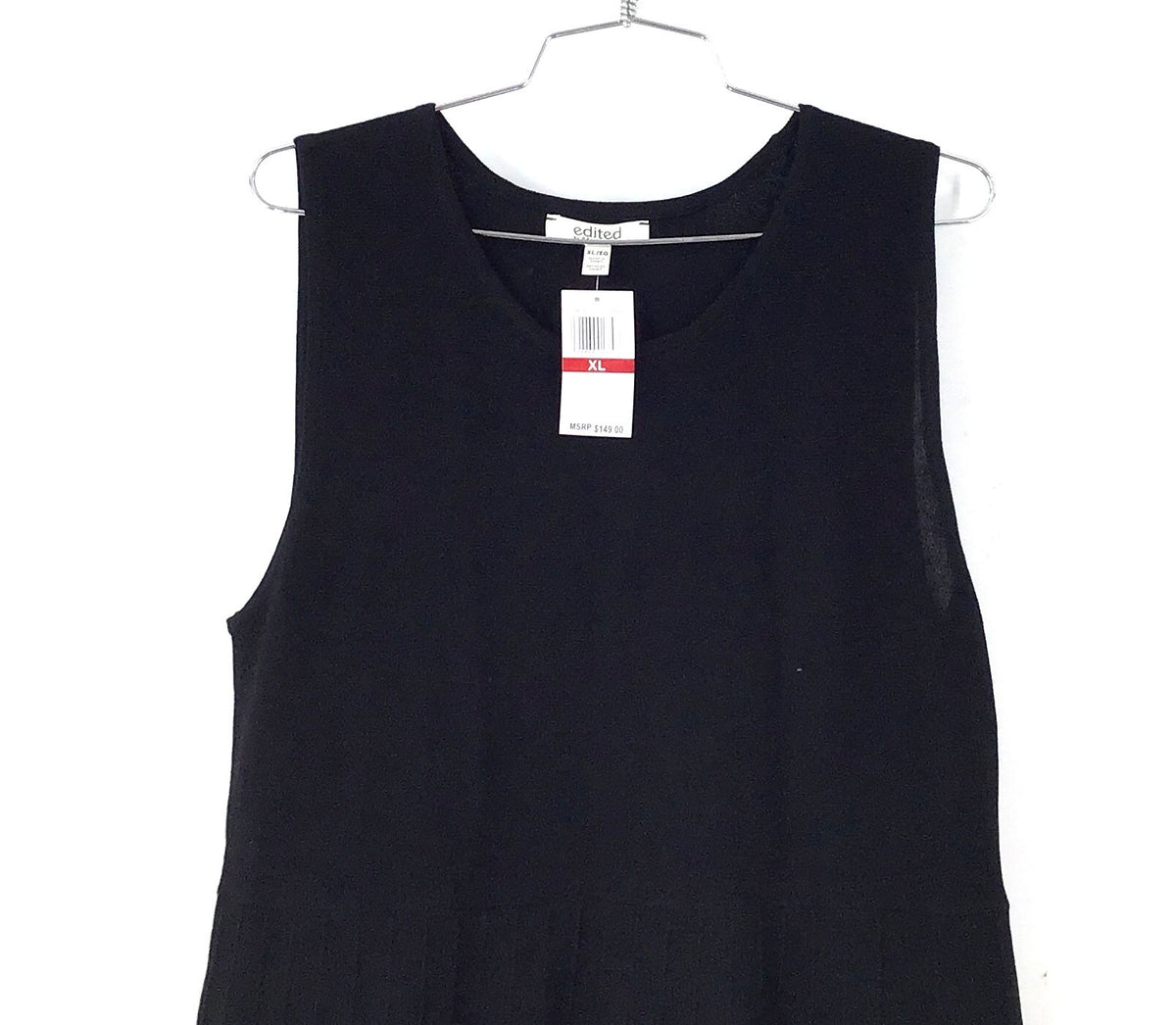NWT Edited Women's Black A-Line Dress - Size XL