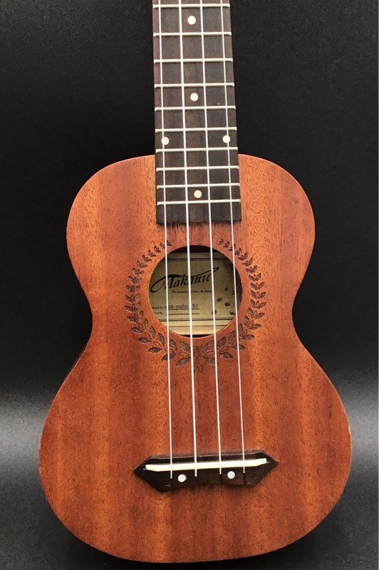 Makani Muk-Maho S1 Brown 4 String Concert Ukulele