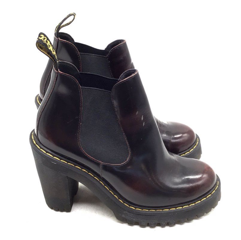 Dr. Martens Women's Hurston Cherry Red Chelsea Boots - Size 6