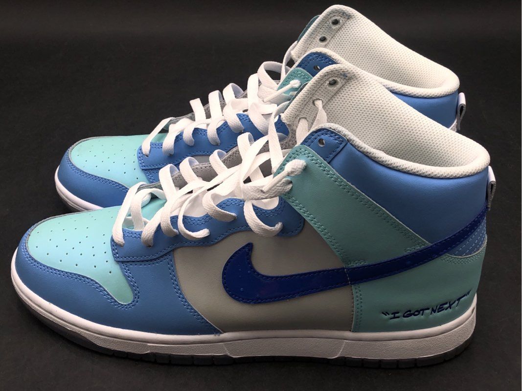 Nike Dunk High Retro SE I Got Next Blue White Teal Sneakers Size 11.5