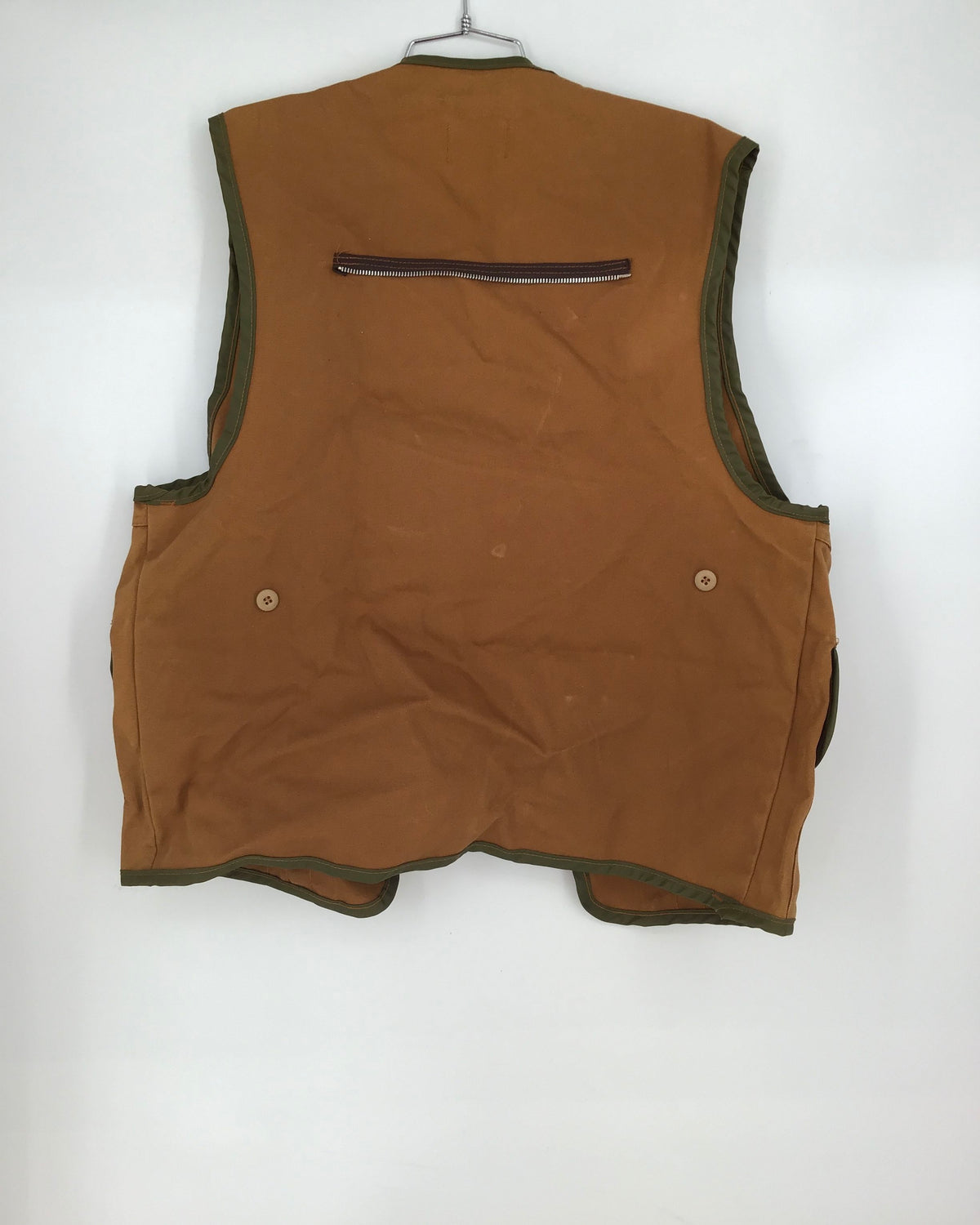 Saftbak Men&#39;s Brown Cotton Hunting Vest - Size Large(42-44)