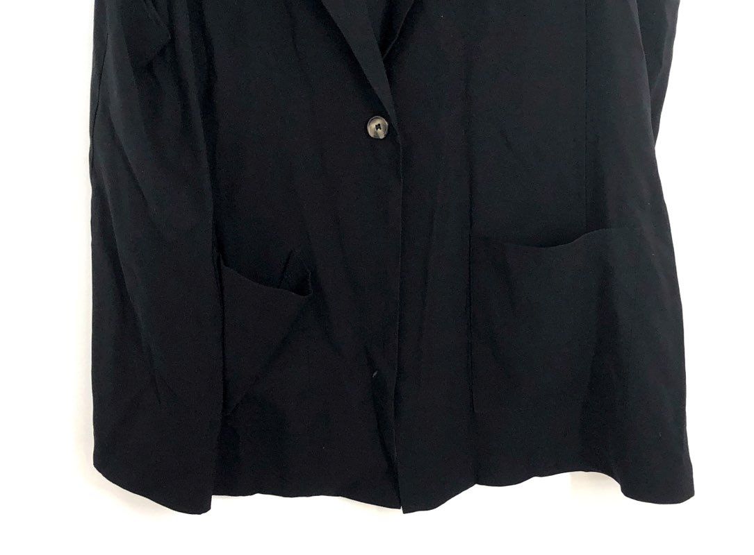 Sanctuary Women's Black Notch Lapel Single Button Vest Sz 3X NWT