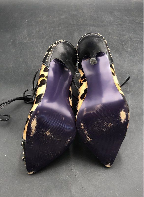London Trash Women's Multicolor Animal Print Booties Size XXL