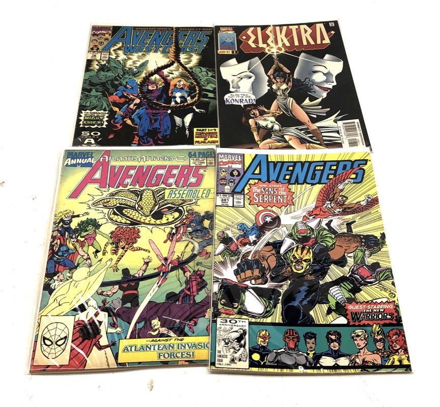 Marvel and DC Comic Book Lot 1980s-Modern Avengers Batman Superman 21 Comics