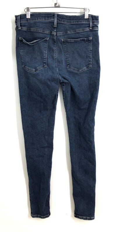 Joe's Jeans Women's The Charlie Snapback High Rise Skinny Dark Blue Jeans Sz XL