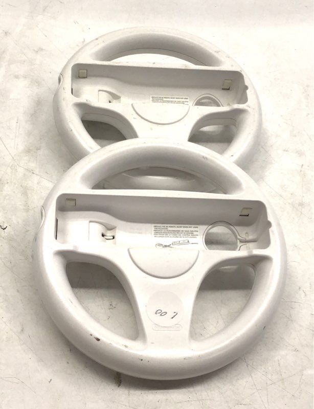 Nintendo Wii Accessory Lot 2 Official Wii Wheels 4 Console Stands