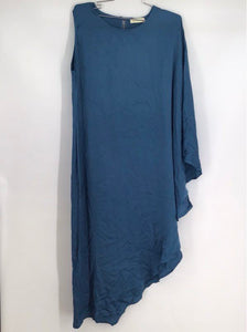 Vintage NWT Stark X Women's Blue One Shoulder Kaftan Dress - Size M