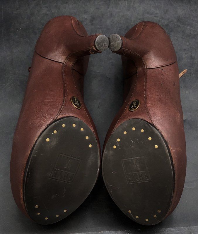 Frye Women's Brown Mary Jane Heel - Size 10M