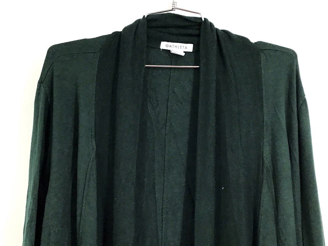 Athleta Women&#39;s Green Cardigan Sweater - Size Medium