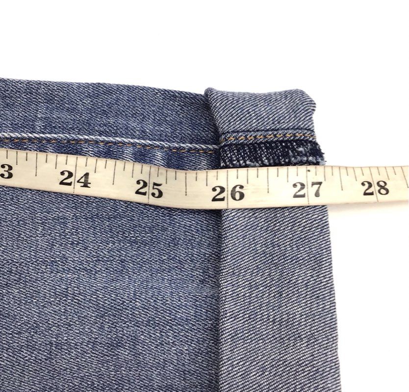 J.Crew Women's Blue Stretch Skinny Jeans Whiskered Light Wash Sz 26x30