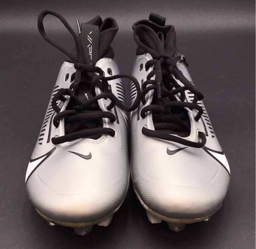 Nike Men&#39;s Vapor Edge Pro 360 2 Gray Football Cleats - Size 7.5