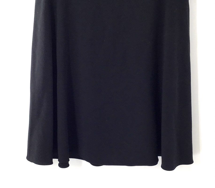 Tahari Arthur S. Levine Women's Black Sheath Dress Leopard Trim NWT Size 10