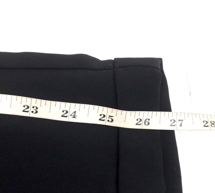 Lavender Brown Women's Black Red Side Stripe Tapered Cuffed Pants Sz S