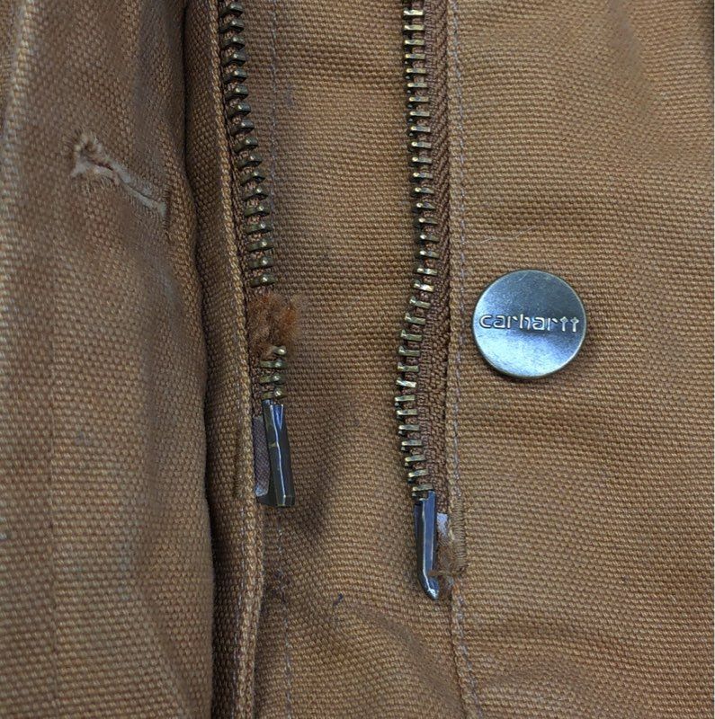 Carhartt Women's Brown Rugged Flex Hamilton Hooded Canvas Jacket Sz 1X OJ5512-W