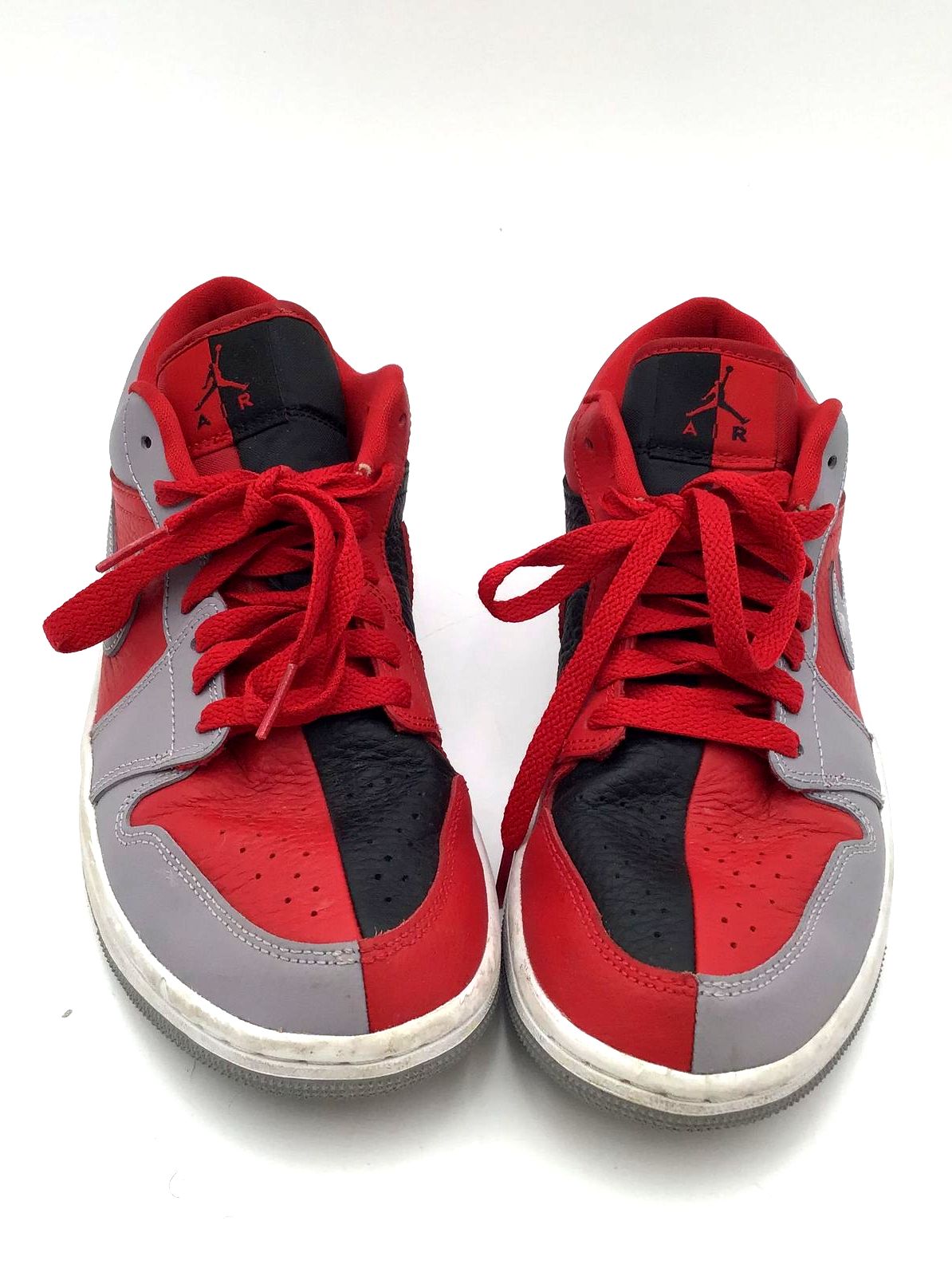 Nike Air Jordan 1 Women&#39;s &#39;Split-Gym Red Cement Grey&#39; Sneakers-Size: 9 (+COA)