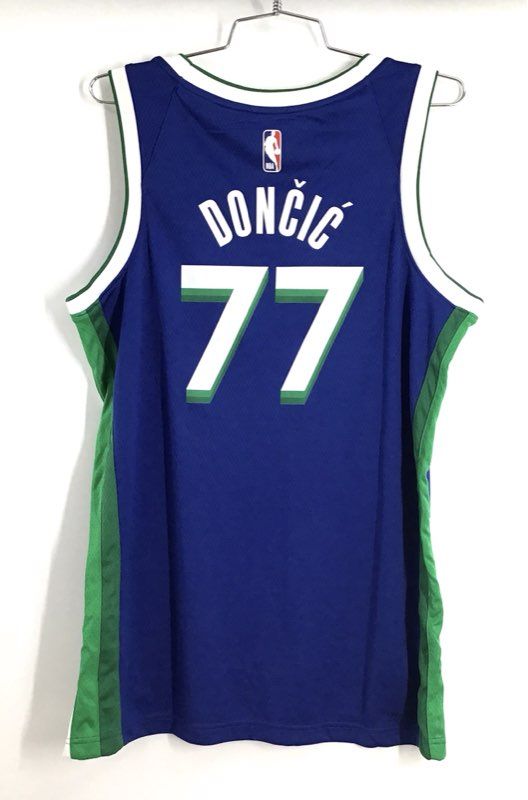 Nike Men's Luka Doncic Dallas Mavericks Swingman Jersey Blue Green Sz S NWT