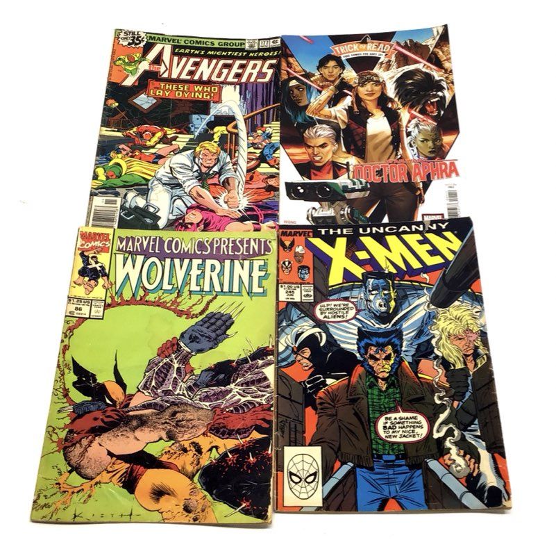 Marvel Comic Book Lot 1980s-1990s Superhero Approximately 20 Comics