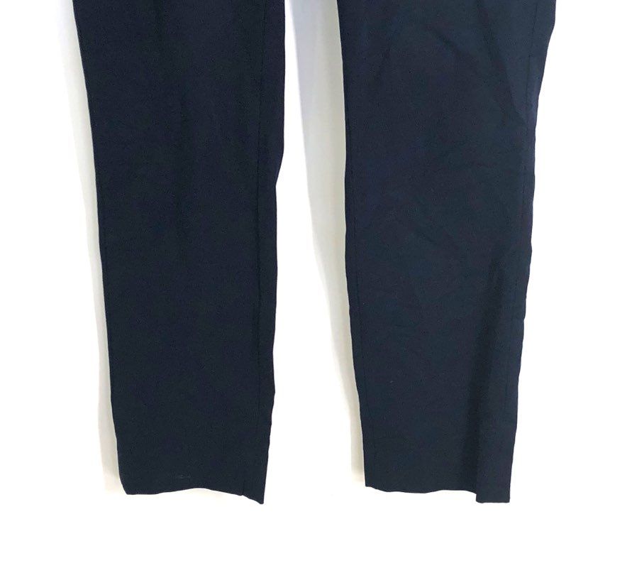 Banana Republic Women's Navy Sloan Stretch Cotton Blend Ankle Pants Sz 8