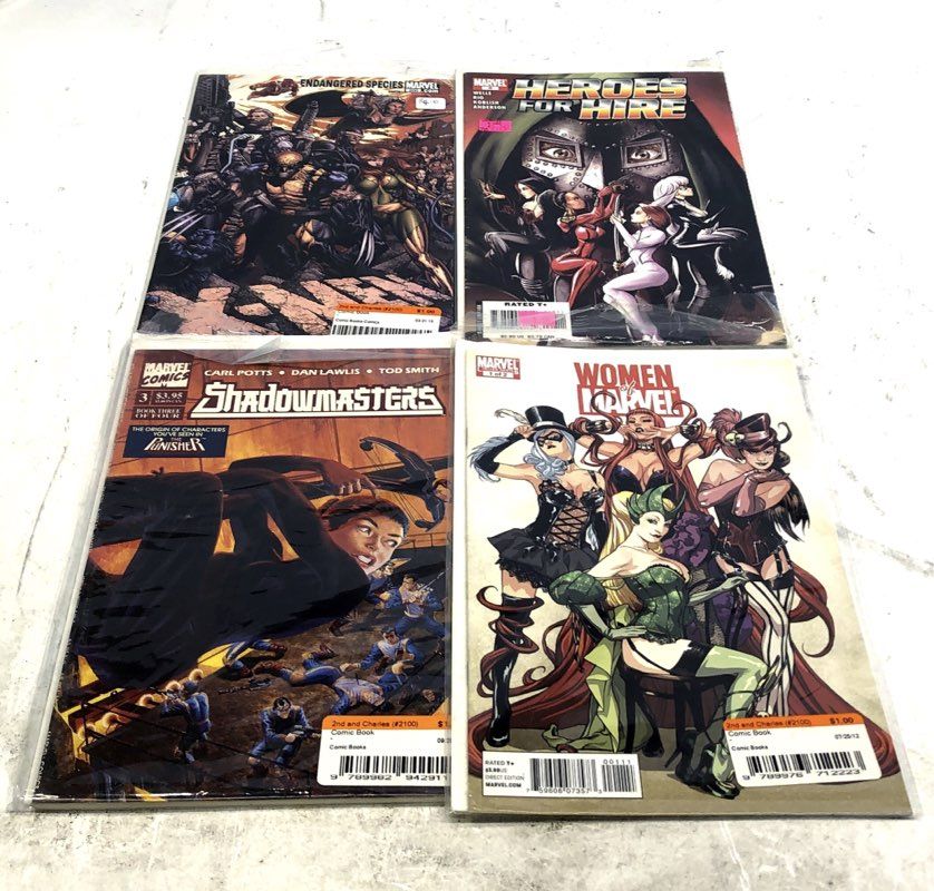 Marvel Comic Book Lot 1980s-2010s Superhero Modern Copper Age Approx 25 Comics