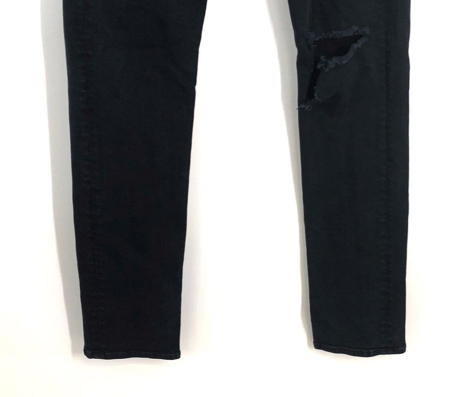 Rag & Bone Women's Black Distressed Skinny Jeans W1590K120ACO Size 26
