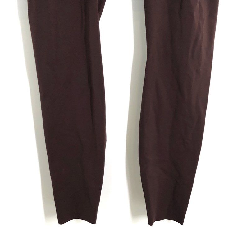 Nike Women's Universa Dri-FIT High-Waist 7/8 Leggings Plum Brown Pockets Sz S