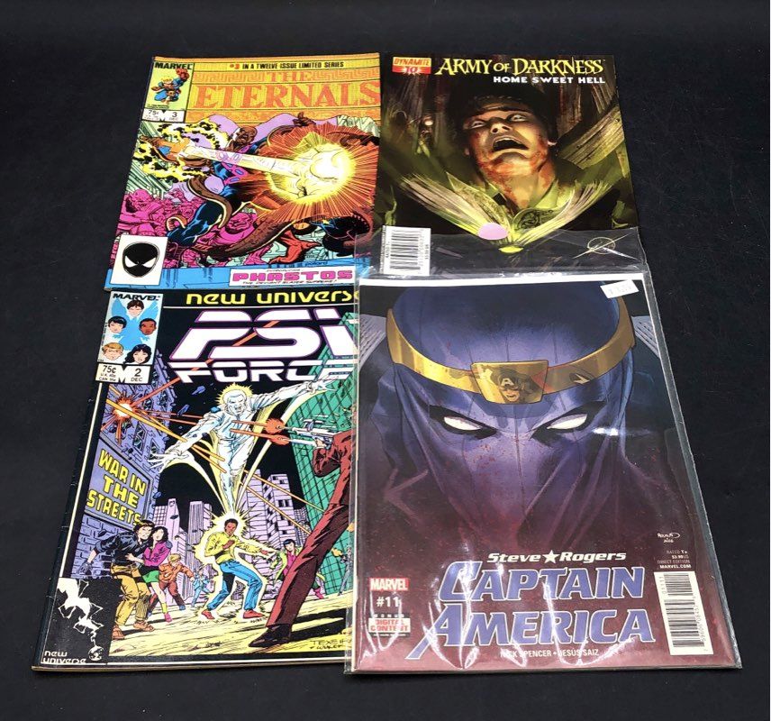 Comic Book Lot Marvel DC Mixed Bronze & Modern Age 24 Comics + Sealed Pack