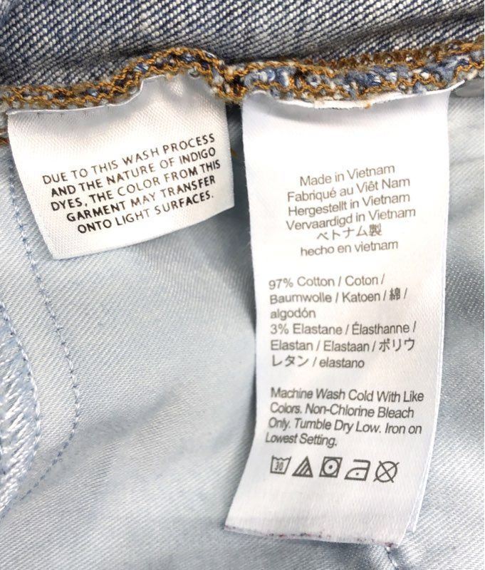 J.Crew Women's Blue Toothpick Skinny High Rise Distressed Jeans Size 27